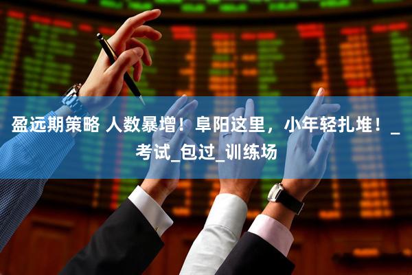 盈远期策略 人数暴增！阜阳这里，小年轻扎堆！_考试_包过_训练场