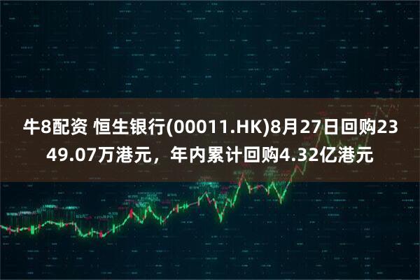 牛8配资 恒生银行(00011.HK)8月27日回购2349.07万港元，年内累计回购4.32亿港元
